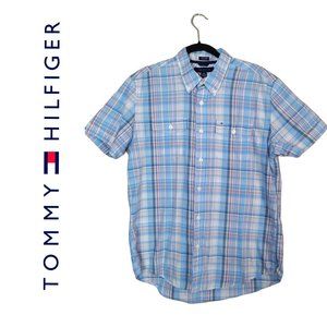 Tommy Hilfiger Slim Fit Short Sleeve Cotton Shirt